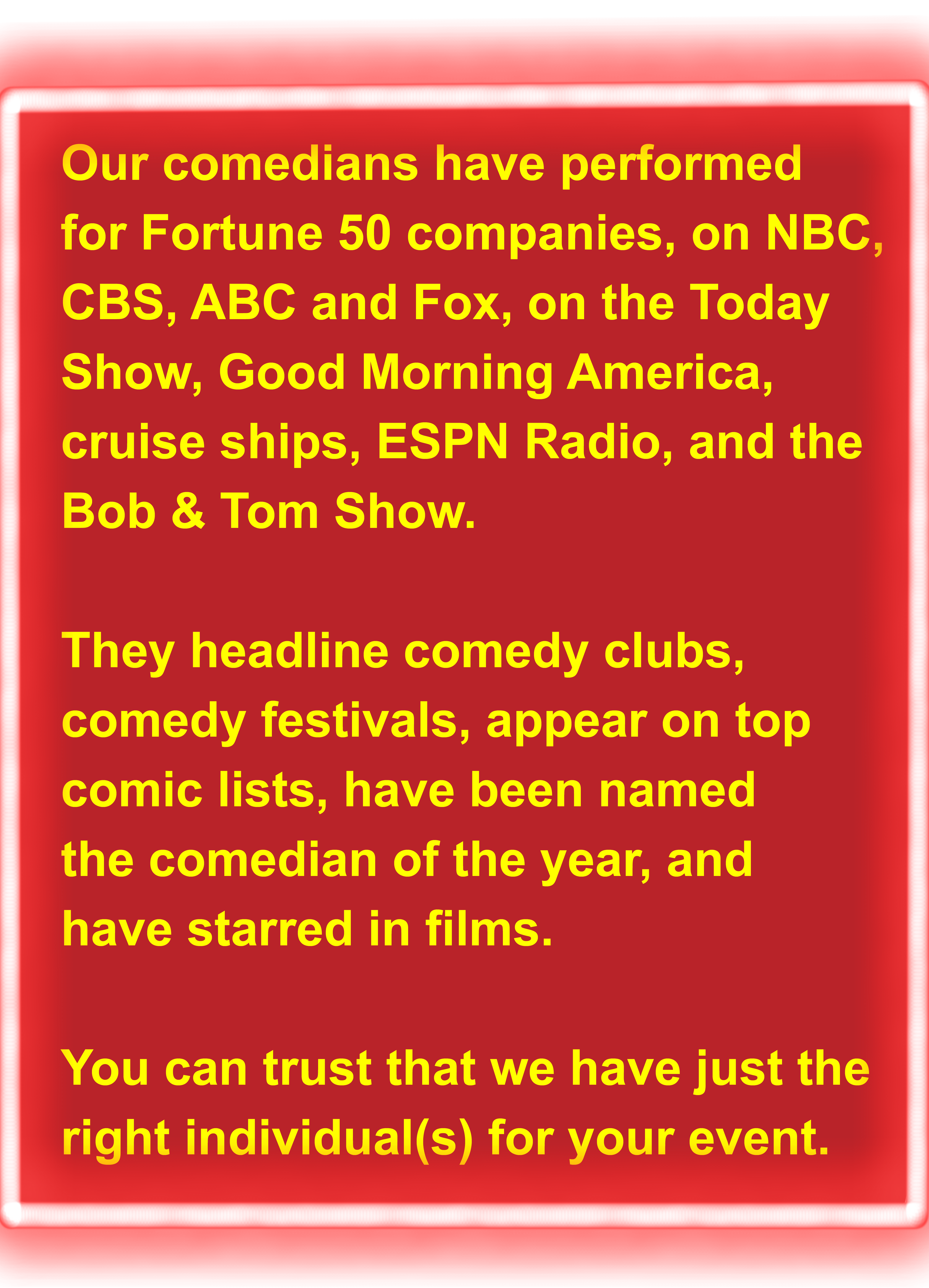 Comedian text 2