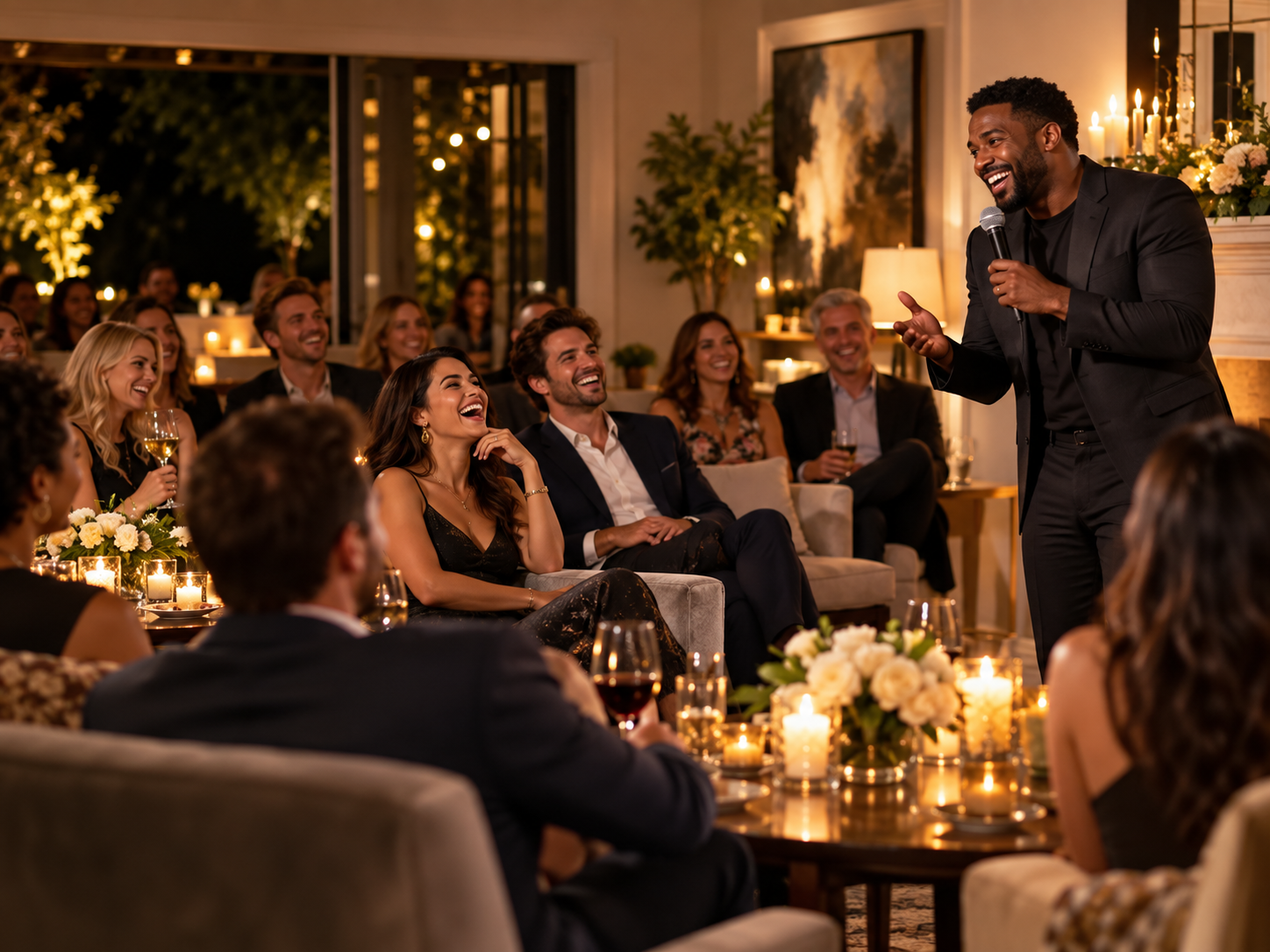 Book a comedian for a party