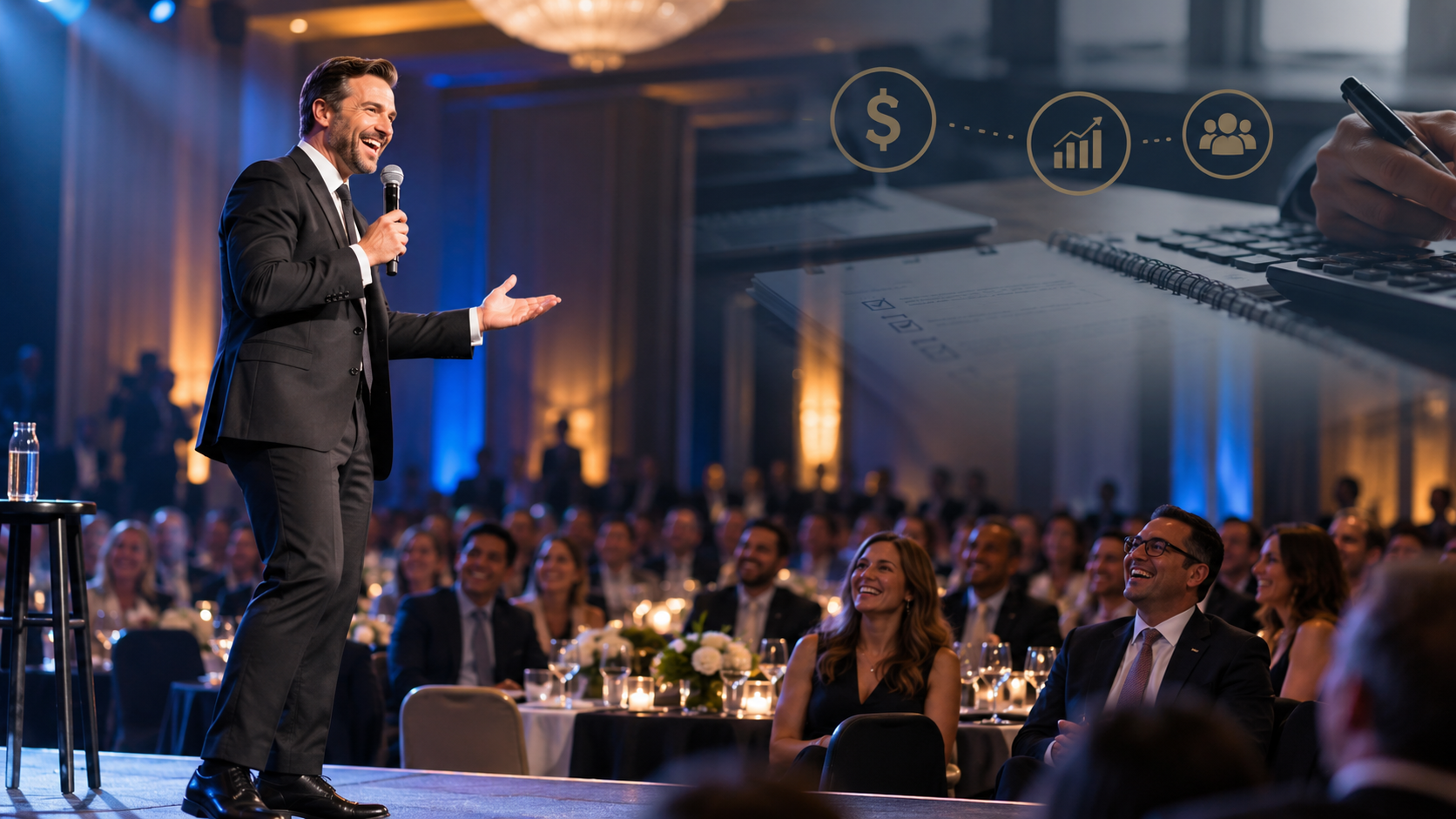 How much does a Corporate comedian cost?
