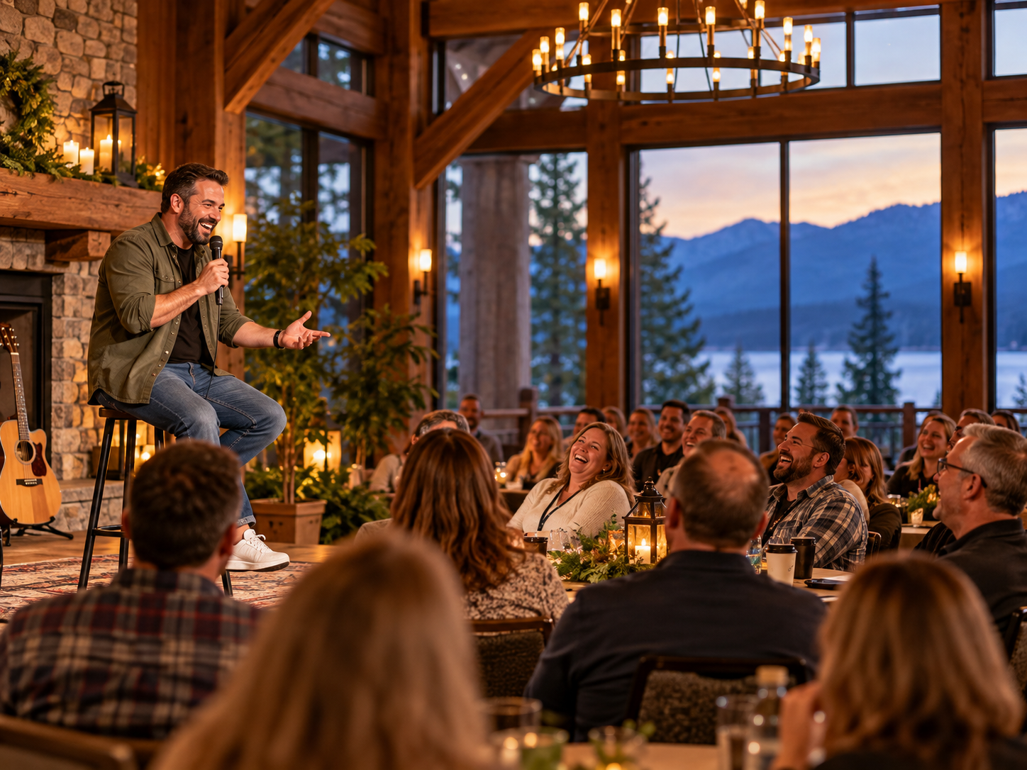 hire a church comedian for a retreat